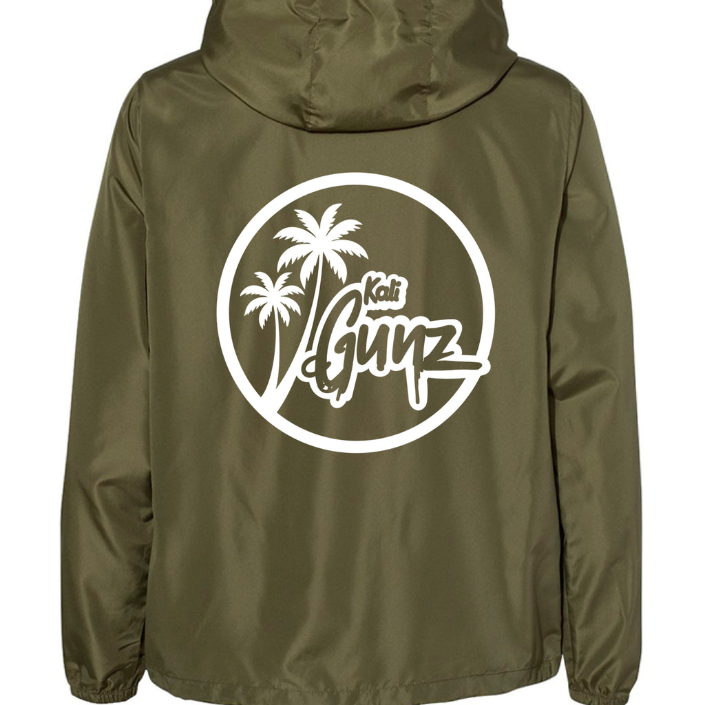 Army/ Black Zipper - BACK