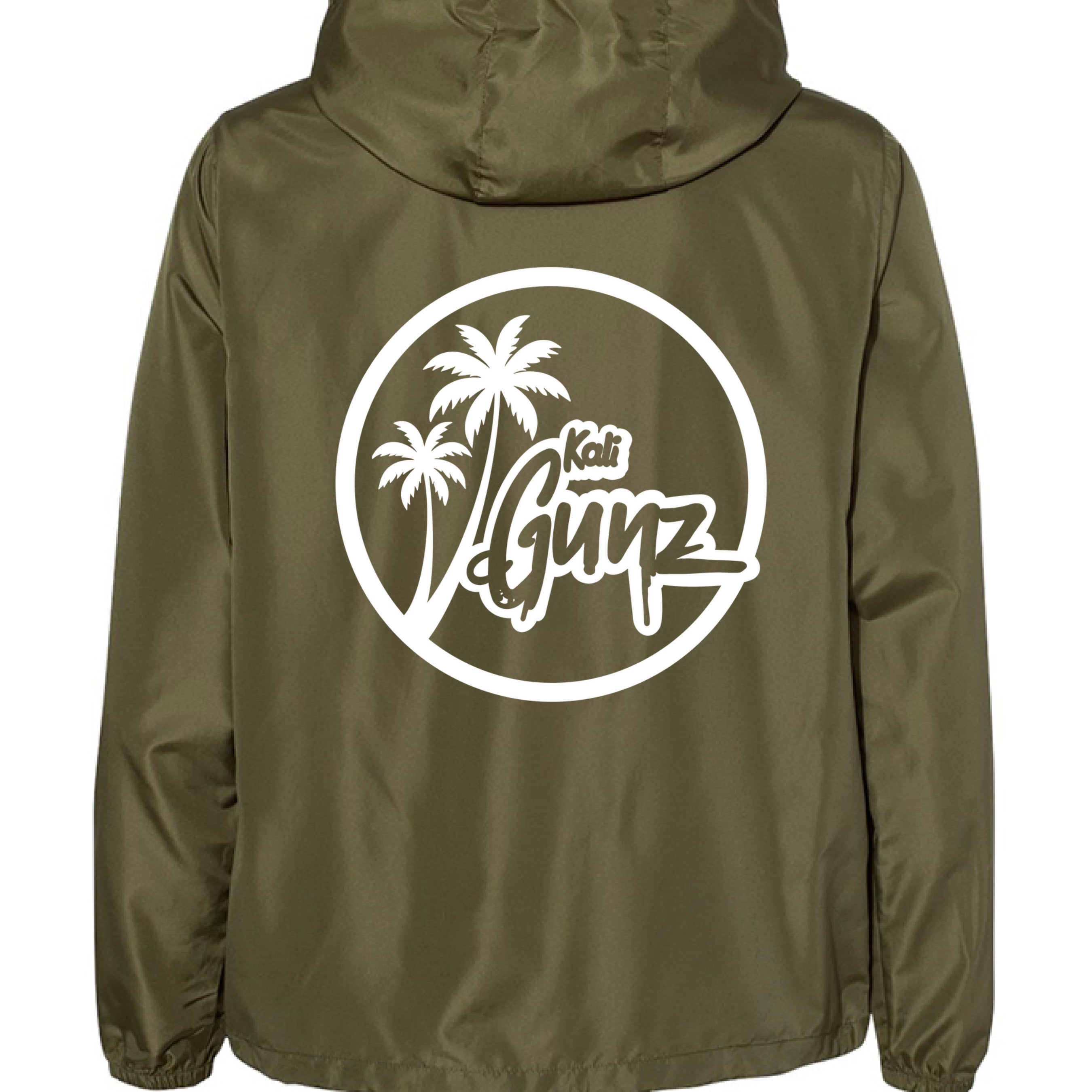 Army/ Black Zipper - BACK