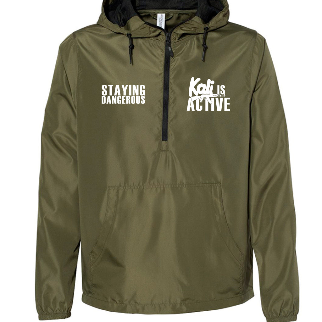 Army/ Black Zipper - FRONT